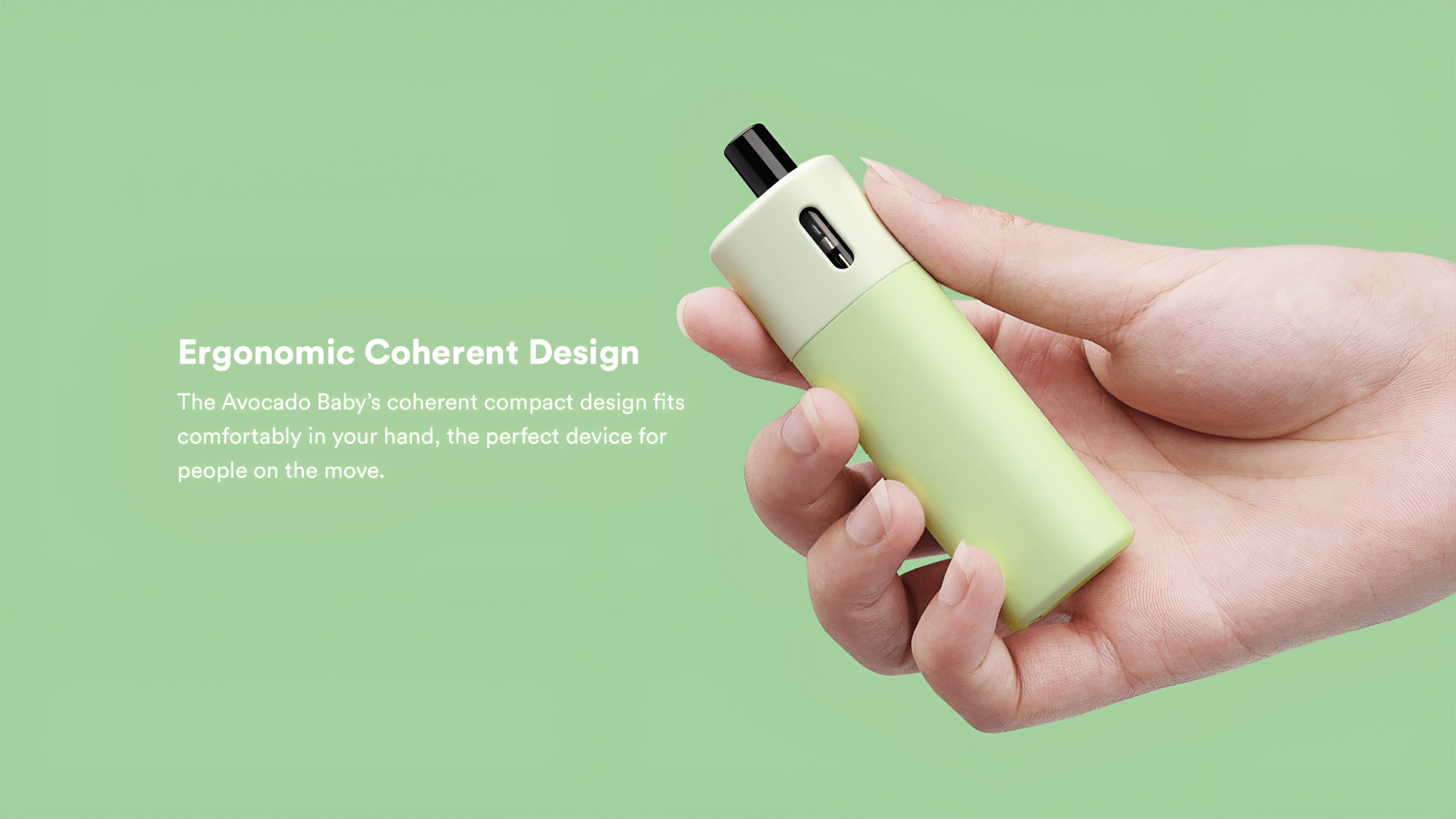 VAPTIO AVOCADO BABY 酪梨寶寶主機套裝｜附空煙彈與替換倉｜台灣711到付 - 電子煙潮流商城